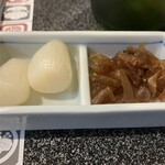 紅花別館 - らっきょう、福神漬け