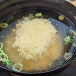 白木海岸のレストラン - クロメ汁(231017)