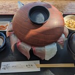 白木海岸のレストラン - 醤油は九州的甘口なタイプです。(231017)