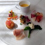 リストランテ ラ ソリア - 前菜盛り合わせ（2023.9）