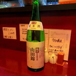銀蕎麦 國定 - 「うちの燗酒はこれで」ということで勧められました。姫路のお酒「龍力」