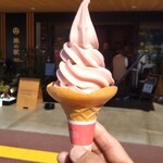 旅の駅 kawaguchiko base あさま市場 - ワインソフトクリーム