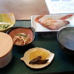 元祖しじみラーメン 和歌山 - 魚定食1050円