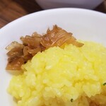 キッチン ブルー グローブ - 福神漬けを忘れめました