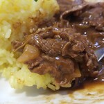 キッチン ブルー グローブ - 中々肉が減りません！