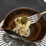 クイントカント - キャビアのパスタ