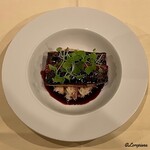 Evie - 天然鰻の赤ワインソースと松茸のドリア