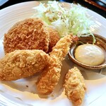 もろこし家 - ミックスフライ御膳
