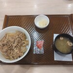 ガスト - 牛バラごぼう丼セット