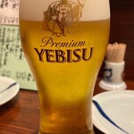 魚菜 - 生ビール エビス