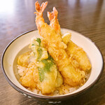 Fisherman Ten-don (tempura rice bowl)