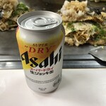 Okonomiyaki Hirano - スーパードライ生ジョッキ缶
