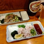 小半 - 新サンマなめろうと白子ポン酢