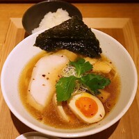北新地 とり神楽 - 鳥匠ラーメン(1,000円)
                    白ご飯付き