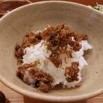 日本料理 櫻川 - 牛肉入り山椒ちりめん