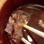 Sagyouya Tatsukawa - 201310　龍川　★づけ丼（かんぱち・わらさ）（600円）★名物！「牛すじ辛スープ」(>_<)