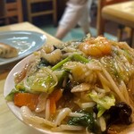 味のラーメン 海賊 - 海賊かた焼きそば