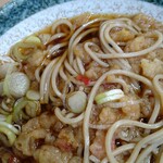 立喰そば かしやま - この一点の紅色