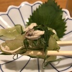 ゆう喜屋 - お通し（りゅうきゅう）