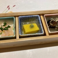 名古屋 栄 栞庵 鮨 やましろ - 前菜盛合せ