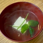 Tanga Yatai Sushi Manten - ゆず風味のお吸い物