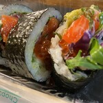 Hokkaido Sushi Roll - ブリトースタイル　
                        北海道サーモンいくら巻き　ハーフ