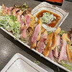 炭焼小屋竜ちゃん - 地鶏たたき