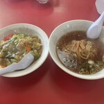 中華料理 広東 - ランチメニュー　中華飯・ラーメン（小）正油　900円