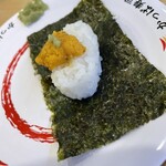 かっぱ寿司 - 新物うに包み　110円