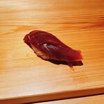 鮨 さかい - 塩釜の漬けマグロ
