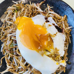 やきそば専門 福や - 焼きそばミックス目玉焼きトッピング