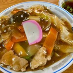 朋友 - 中華丼 800円  大盛100円