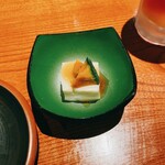 Sushi Tofuro - お通しは胡麻豆腐です