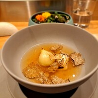 TROIS VISAGES - ⚫スープ「川俣シャモのコンソメ」