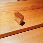 鮨 さかい - 芝海老と大和芋の卵焼き