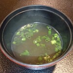 クロフネ - 〆の汁（サービス）