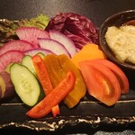 彩り野菜バーニャカウダ