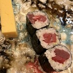 鮨 一新 - 鉄火巻きと玉子焼き