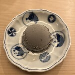 鮨 一新 - 黒胡麻のシャーベット