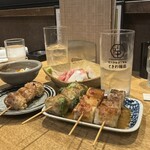 炭火野菜巻と魚串 ときわ福島 - 