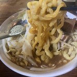 極太濁流ラーメン ら・けいこ - 麺リフト