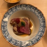 鮨 一新 - 藁焼きカツオ