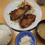 味処 つくし - ブタ味噌漬け焼き定食