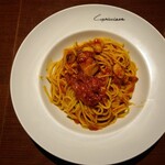 Kapurichoza - トマトとニンニクのスパゲティ（１１００円）