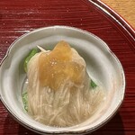 おかもと - 長芋、オクラ、クラゲの酢の物