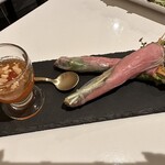 肉彩工房 感謝 - ローストビーフ生春巻き