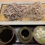 Hokkaidou Soba Sakura - 合い盛り(太麺・細麺)大盛