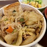 すき家 - すきやき牛丼　ランチセット