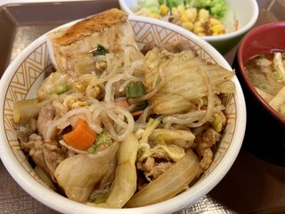 Sukiya - すきやき牛丼　ランチセット