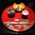 柊家旅館 - 食前酒と先付